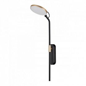 Настенный светильник Odeon Light Redmond 4297/7WL, арматура черная, плафон металл черный / античная бронза - фото 1