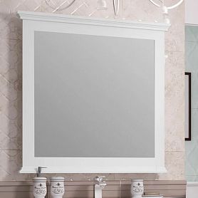 Зеркало Опадирис Палермо 90x90, цвет белый матовый - фото 1