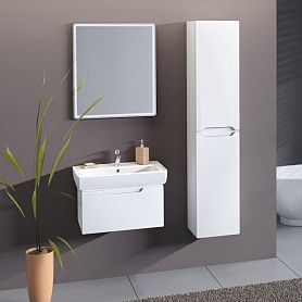 Мебель для ванной Dreja Tiny 60, с 1 ящиком, цвет белый глянец - фото 1