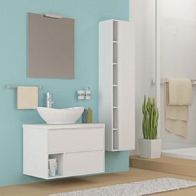 Мебель для ванной Mixline Аврора 70, цвет белый - фото 1