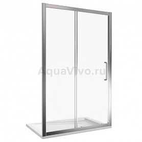 Душевая дверь Good Door Neo WTW-110-C-CH 110х185, стекло прозрачное, профиль хром - фото 1
