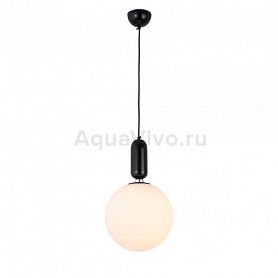 Подвесной светильник ST Luce Rietta SL1220.403.01, арматура металл, цвет черный, плафон акрил, цвет белый - фото 1