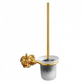 Ершик Art & Max Rose AM-B-0911-Do для унитаза, подвесной, цвет золото - фото 1
