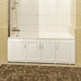 Экран для ванны Санта Верона 170, цвет белый - фото 1