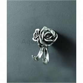 Крючок Art & Max Rose AM-B-0912-T, двойной, цвет серебро - фото 1