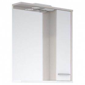Шкаф-зеркало Corozo Лорена 65/С, правый, с подсветкой, цвет лайн - фото 1