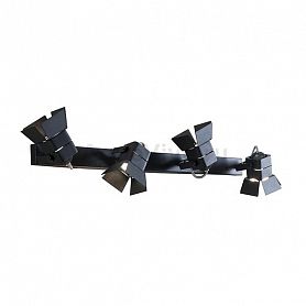 Спот Citilux Рубик CL526542S, арматура черная, плафоны металл черный, 80х16 см - фото 1