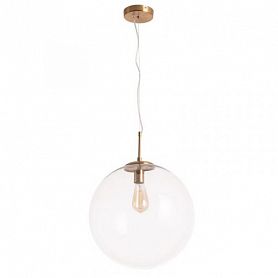 Подвесной светильник Arte Lamp Volare A1940SP-1AB, арматура цвет бронза, плафон/абажур стекло, цвет прозрачный - фото 1