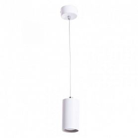 Подвесной светильник Arte Lamp Canopus A1516SP-1WH, арматура белая, плафон металл белый, 6х6 см - фото 1