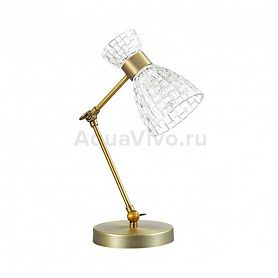 Интерьерная настольная лампа Lumion Jackie 3704/1T, арматура цвет бронза, плафон/абажур стекло, цвет прозрачный - фото 1