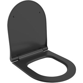 Сиденье Ambassador Abner 102T20201S для унитаза, с микролифтом, цвет черный матовый - фото 1