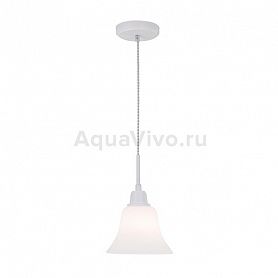 Подвесной светильник Citilux Модерн CL560110, арматура белая, плафон стекло белое, 18х18 см - фото 1