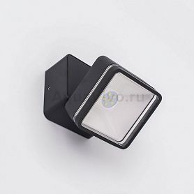Настенный уличный светильник Citilux CLU0008K, арматура черная, плафон/абажур стекло, цвет прозрачный - фото 1