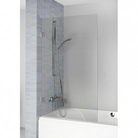 Шторка на ванну Riho Scandic Nxt X409 70, с доводчиком, стекло прозрачное, профиль хром - фото 1