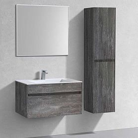 Мебель для ванной Vincea Chiara 80, с 1 ящиком, цвет серый камень - фото 1