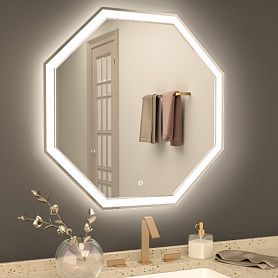 Зеркало Art & Max Argo 70x70, с подсветкой и диммером - фото 1