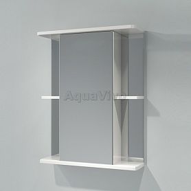 Шкаф-зеркало Какса-А Мадрид 55, правый, цвет белый - фото 1