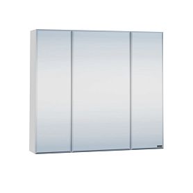 Шкаф-зеркало Санта Стандарт 80, цвет белый - фото 1