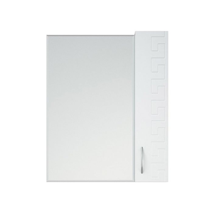 Шкаф-зеркало Corozo Олимп 50, правый, цвет белый