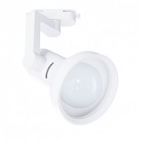 Трековый светильник Arte Lamp Nido A5108PL-1WH, арматура белая, плафон металл белый, 12х15 см - фото 1