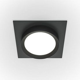 Точечный светильник Maytoni Technicali Hoop DL086-GX53-SQ-B, арматура черная - фото 1
