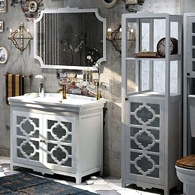 Мебель для ванной Corozo Манойр 85, цвет белый - фото 1
