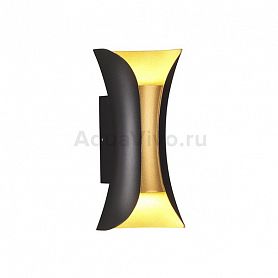 Настенный светильник Odeon Light Krista 3886/6BG, арматура черная, плафон металл черный / золото, 10х9 см - фото 1
