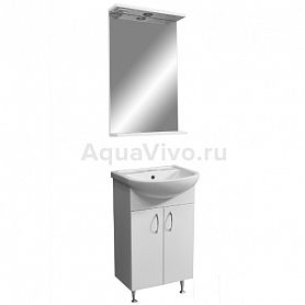 Мебель для ванной Stella Polar Концепт Эко 55, напольная, цвет белый - фото 1