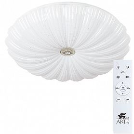 Потолочный светильник Arte Lamp Biscotti A2675PL-72WH, арматура белая, плафон акрил белый, 49х49 см - фото 1