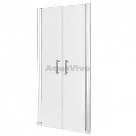 Душевая дверь Good Door Mokka SD-100-C-WE 100, стекло прозрачное, профиль белый, с магнитным профилем - фото 1