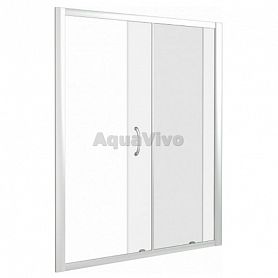 Душевая дверь Good Door Latte WTW-130-C-WE 130, стекло прозрачное, профиль белый - фото 1