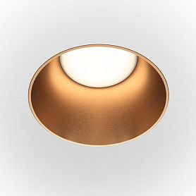Точечный светильник Maytoni Technicali Share DL051-01-GU10-RD-WMG, арматура матовое золото - фото 1