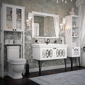 Мебель для ванной Corozo Таормина 85, цвет белый - фото 1