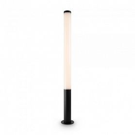Уличный светильник Maytoni Ginza O041FL-L50B3K, арматура черная, плафон пластик белый - фото 1
