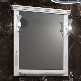 Зеркало Опадирис Риспекто 95x100, цвет белый матовый - фото 1