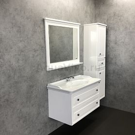 Мебель для ванной Comforty Феррара 100, цвет белый глянец - фото 1