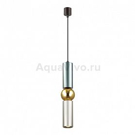 Подвесной светильник Odeon Light Sakra 4071/5L, арматура цвет серый, плафон/абажур металл, цвет серый - фото 1
