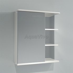 Шкаф-зеркало Какса-А Грация 62, левый, цвет белый - фото 1