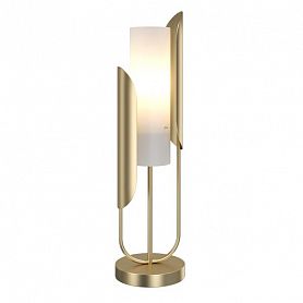 Настольная лампа Maytoni Сipresso Z014TL-01G, арматура золото, плафон стекло белое - фото 1