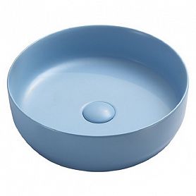 Раковина Ceramica Nova Element CN6022ML накладная, 39x39 см, цвет голубой матовый - фото 1