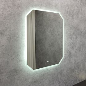 Зеркало Comforty Колеус 65x80, с подсветкой - фото 1