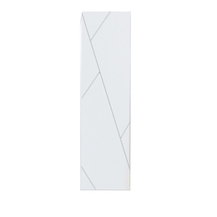 Шкаф Бриклаер Кристалл 20x70, цвет белый