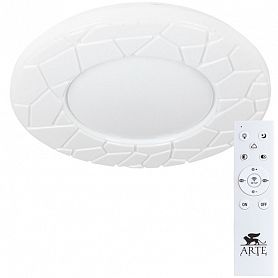 Потолочный светильник Arte Lamp Biscotti A2678PL-72WH, арматура белая, плафон акрил белый, 49х49 см - фото 1