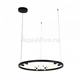 Подвесной светильник ST Luce Bisaria SL393.403.06, арматура металл, цвет черный, плафон акрил, цвет белый - фото 1