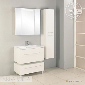 Мебель для ванной Акватон Мадрид 80 с одним ящиком, цвет белый - фото 1