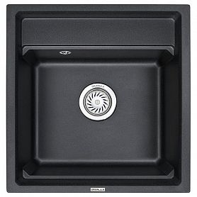 Кухонная мойка Granula Kitchen Space KS-5002 BL 50x51, с дозатором для жидкого мыла, сушилкой, цвет черный - фото 1