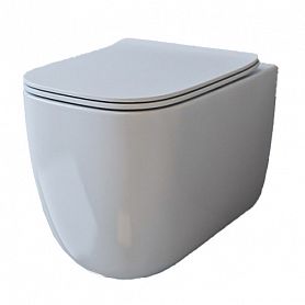 Унитаз Esbano Garant White подвесной, безободковый, с сиденьем микролифт, цвет белый - фото 1