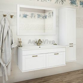 Мебель для ванной Sanflor Ванесса 105, подвесная, цвет белый - фото 1