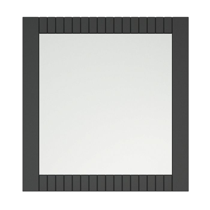 Зеркало Corozo Терра Люкс 80x85, цвет графит матовый