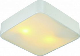 Потолочный светильник Arte Lamp Cosmopolitan A7210PL-2WH, арматура белая, плафон стекло белое, 30х30 см - фото 1